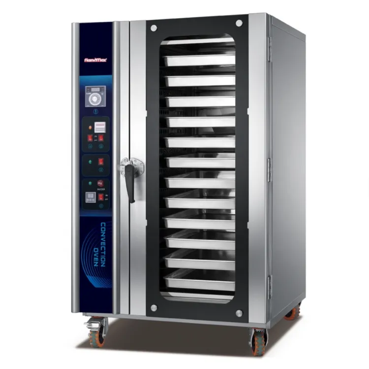 Industrial Electric Bread Oven Big Bakery Air Commercial 5 8 12 16 Trays Gas Convection Oven With CE Horno