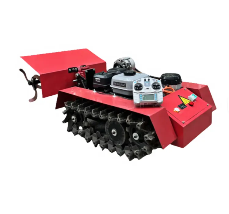 Unmanned Remote-Controlled Rotary Tiller – Labor-Saving Orchard Farming Tool