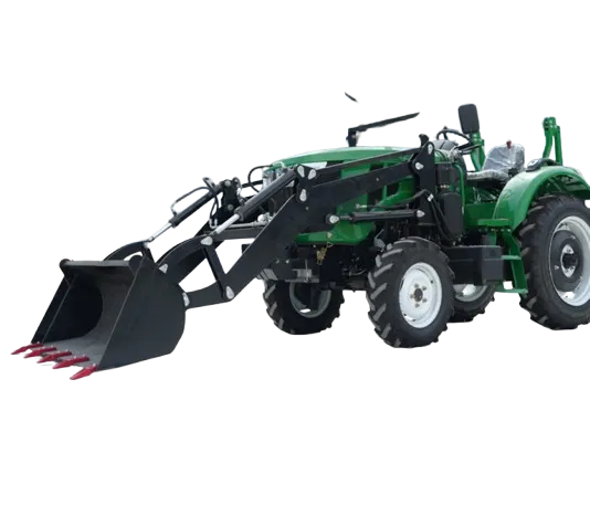 80 HP Wheel Tractor Garden Orchard Hydraulic Cultivated Land Tractor Multifunctional Wheel Tractor With Bucket