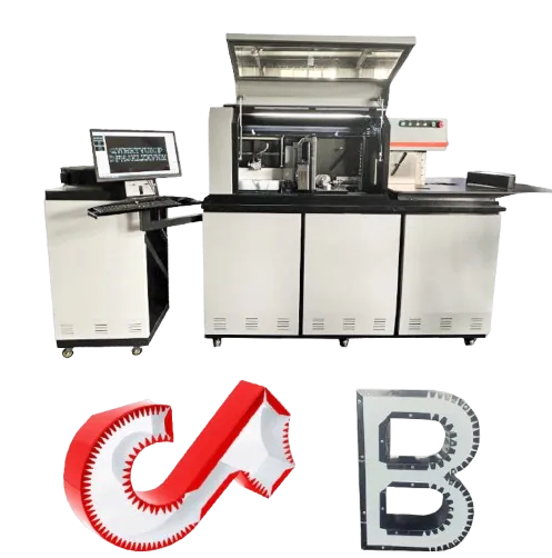 Type Fully Automatic CNC Gear Cutting Machine Used for Making Illuminated Letters