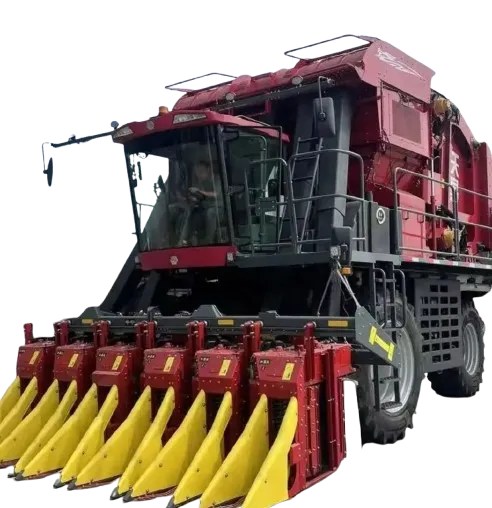 FM WORLD 4MZD-6 Self-propelled 6 Rows Cotton Packing Picker Cotton Harvester