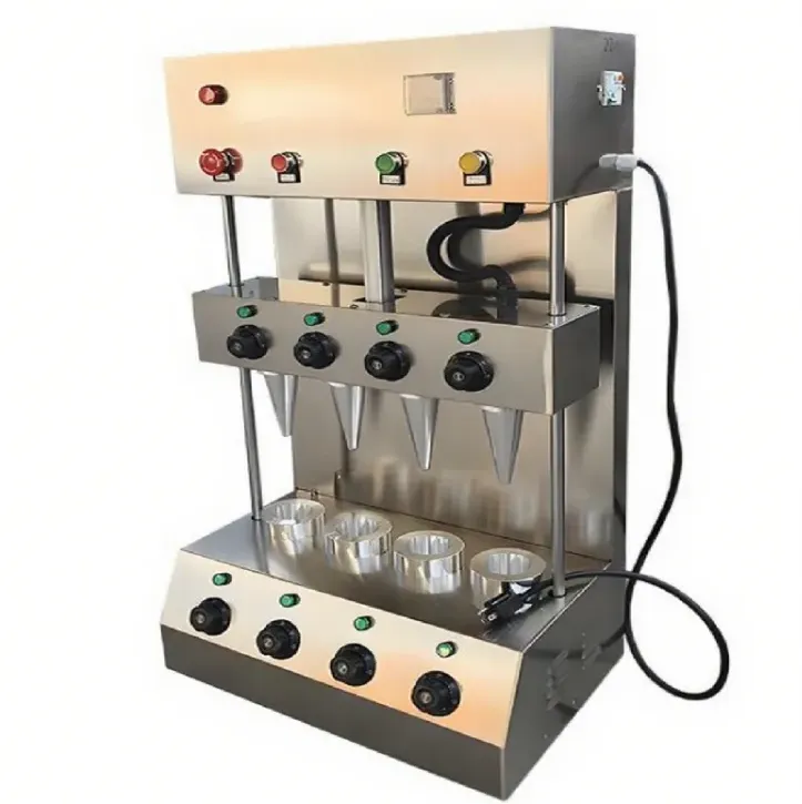High-Efficiency Full-Automatic Pizza Cone Maker | Industrial Pizza Cone Production Machine