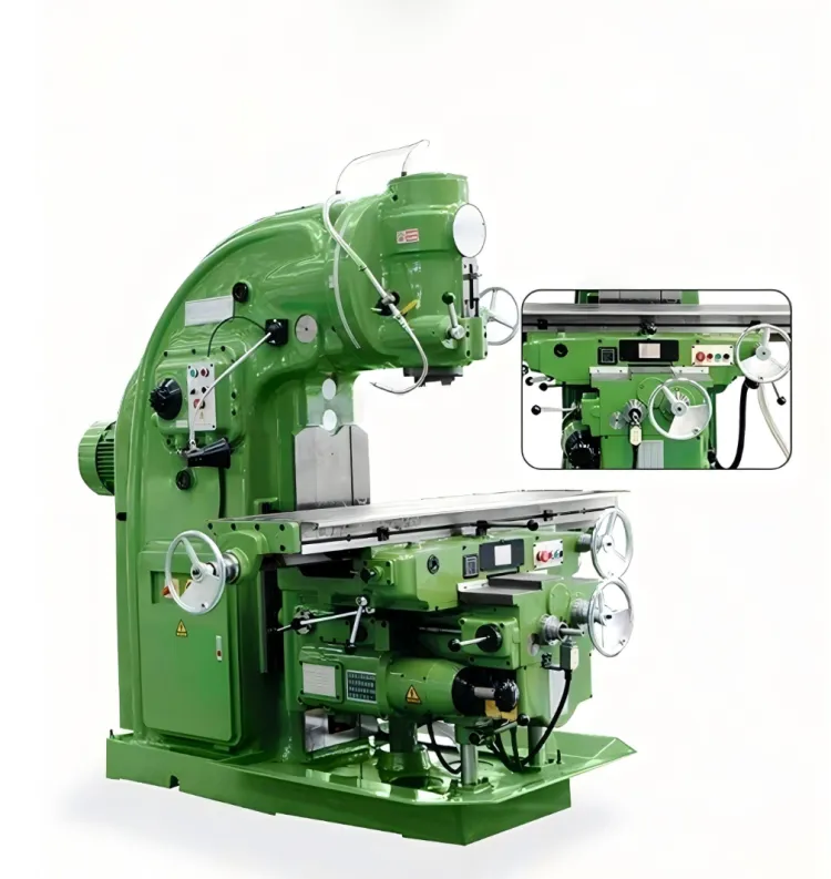 High Precision Customized Knee Mill with 3-axis High Speed Universal Milling Machine for Metal