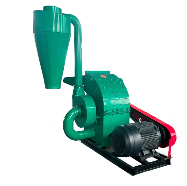 Multi-functional Hammer Mill Stone & Corn Stalk Crusher Single-port 420 Type Electric Motor 220V/380V 400kg/h Capacity