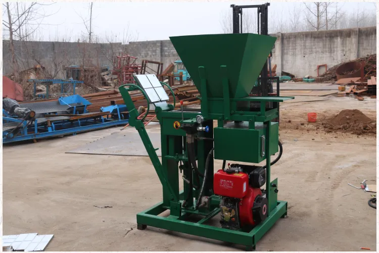 QMR2-25 Movable Clay Diesel Block Machine