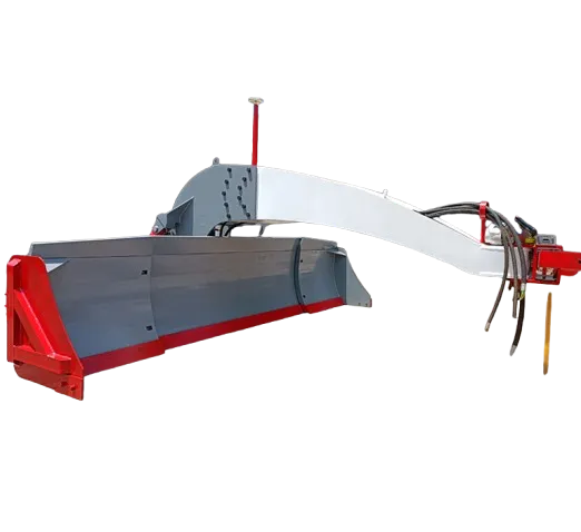 Precision Agricultural Gooseneck Type GPS Land Leveling Equipment with 4m Width Scraper