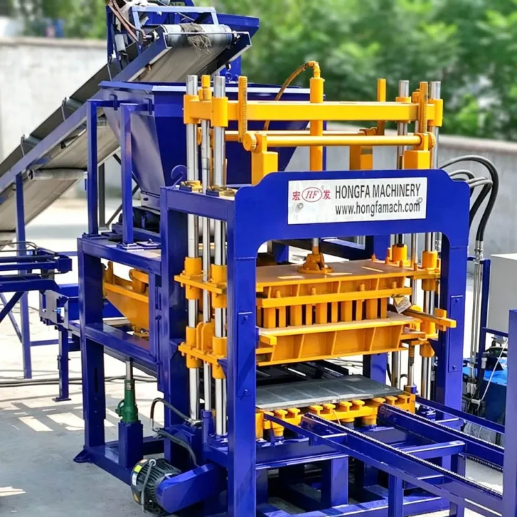 Full Automatic Concrete Machinery QT5-15 Cement Block Machine Mass Production for 5000 square Meter Medium Scale Brick Plants