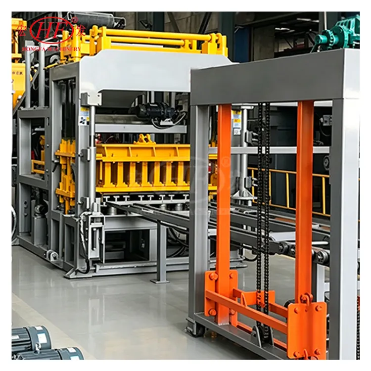 Fully Automatic Qt5-15 Cost-effective Hollow Block Machine for Cement Brick Plant to Produce Paving Interlock Blocks