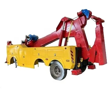 Diesel Manual Euro 3 Emission 4x2 Drive Combined Towing Hoisting Upper Body Assembly for Integrated Wrecker Tow Truck