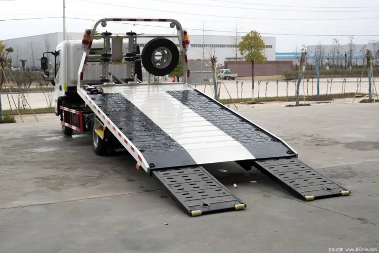 7 Tons Double Deck Multi Functions Tow 3-4 Cars Flatbed Wrecker Body
