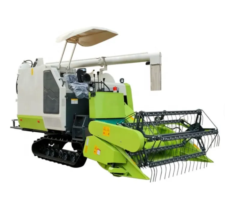 Wubota Sample-Based Customization Philippines and Indian Agriculture Machinery Equipment Full Feeding Combine Harvester