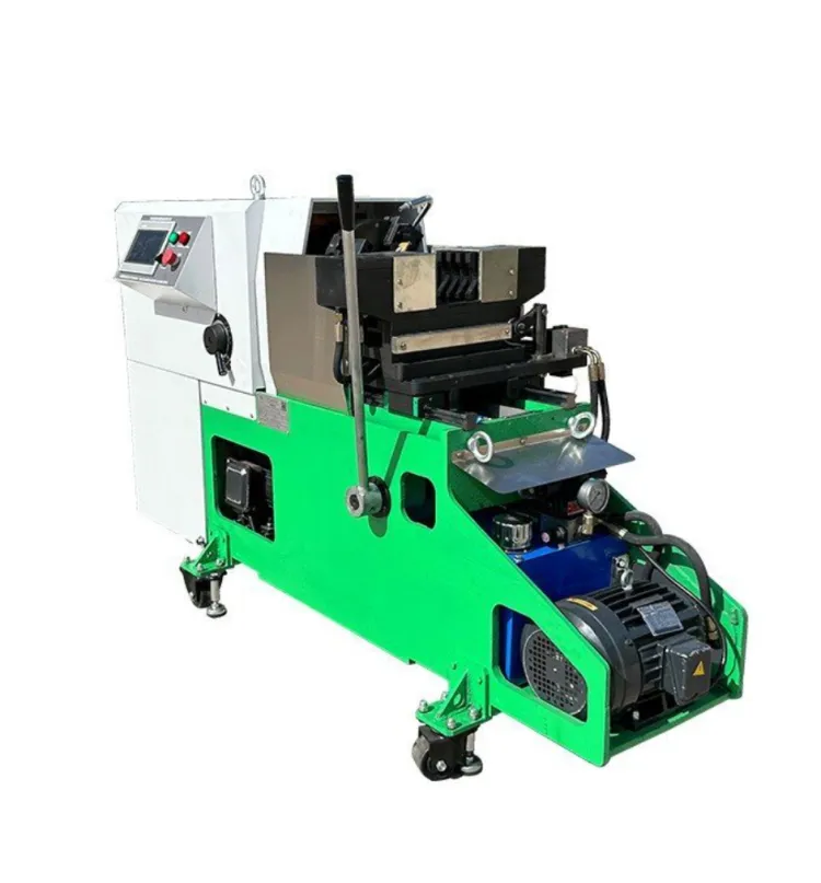 DN20 DN50 Automatic Screw Threading Machine Easy to Use Natural Gas Pipeline Thread Rolling Machine
