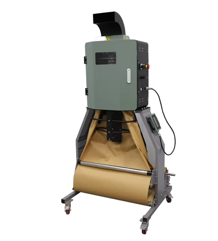 One-stop Customization Packaging Void Fill Making Pad Kraft Paper Cushion Machine