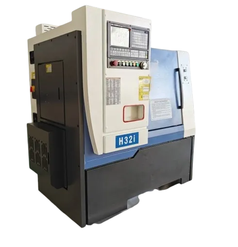 Mini Cnc Lathe Machine H32I Small Cnc Metal Lathe Flat Bed Horizontal Automatic Lathe