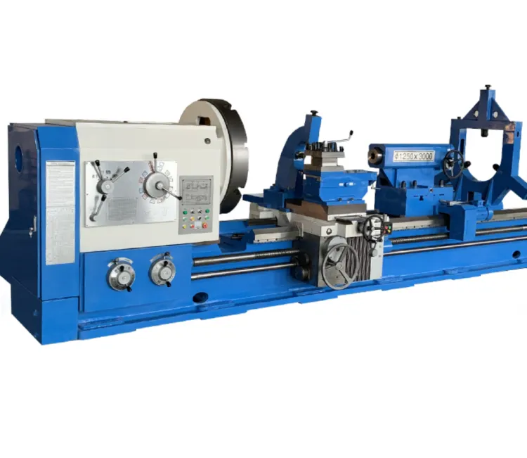 Heavy Duty CW61125 Horizontal Universal Lathe 600/755mm Bed Width 2.5T/6T Manual Metal Lathe Machine High Precision High