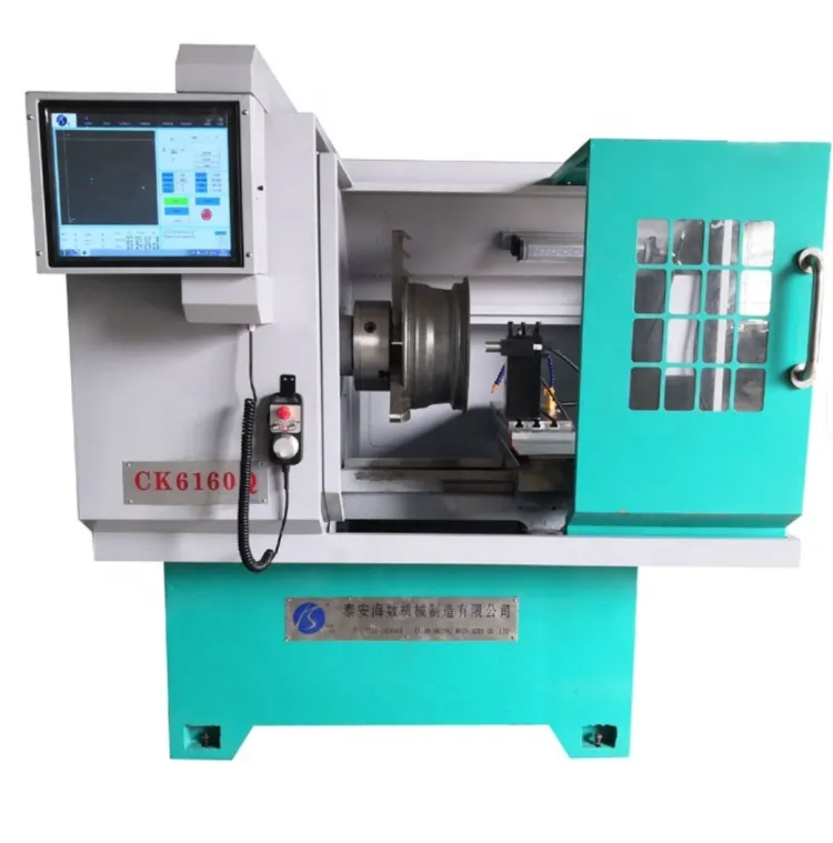 High Precision CK6160Q Wheel Diamond Cutting CNC Lathe Machine