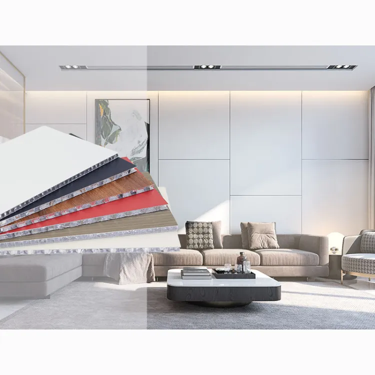 Customized Size Flat Surface Wall Panels All Aluminum Honeycomb Ceiling Panels Fireproof Aluminum Honeycomb Panel