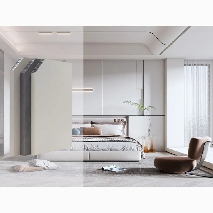 Multi-Functional Lightweight Aluminum Honeycomb Panel Soundproofing Fireproof Waterproof Wardrobe Board Aluminum Honeycomb Sheet