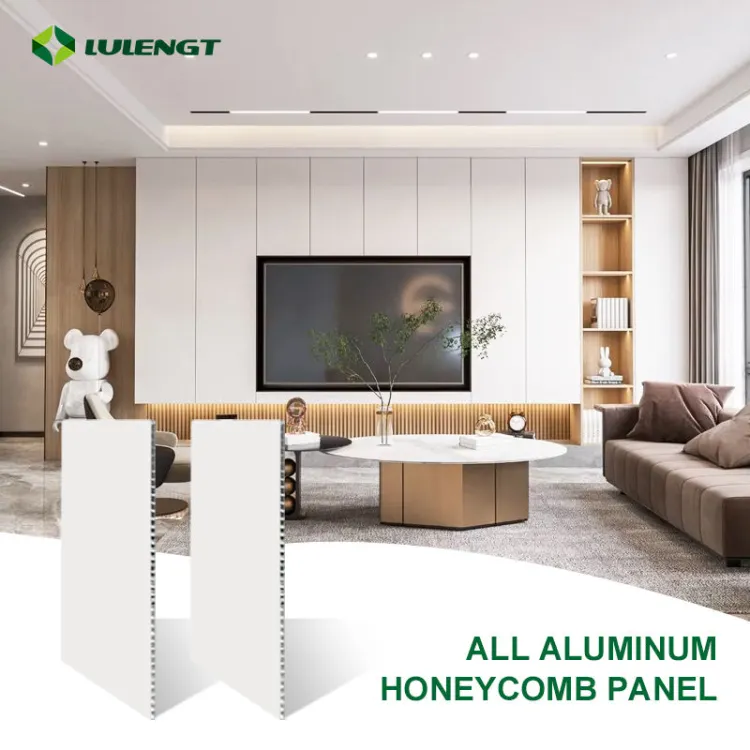 LULENGT Custom Size Eco-Friendly Building Material Honeycomb Aluminum Sheet Lightweight Aluminum Honeycomb Panel Fire Resistant