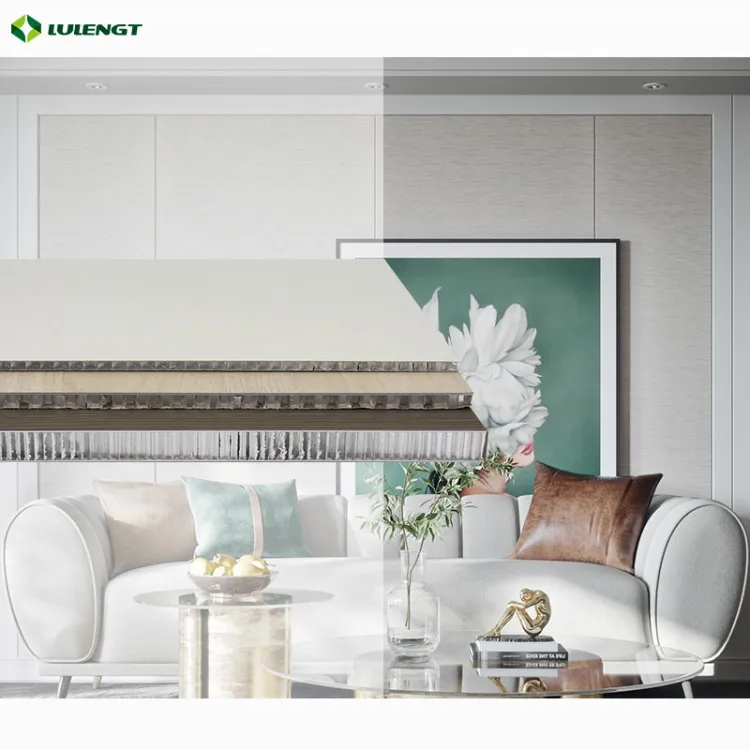 Indoor Decoration 6/8/18mm Curved Aluminum Honeycomb Panels Scratch-resistant Aluminum Honeycomb Ceiling Panel Cabinet Board