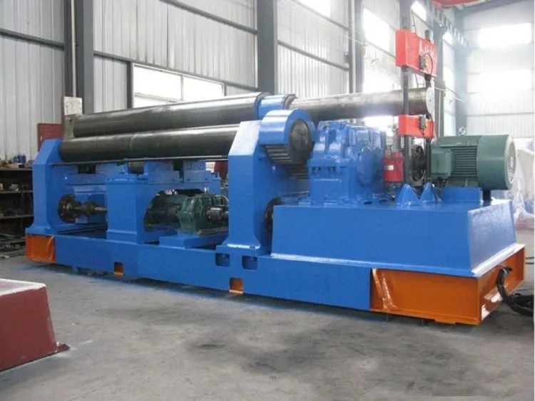 Rbqlty Three Roll Machine Cnc Metal Sheet Iron Plate Rolling Machine