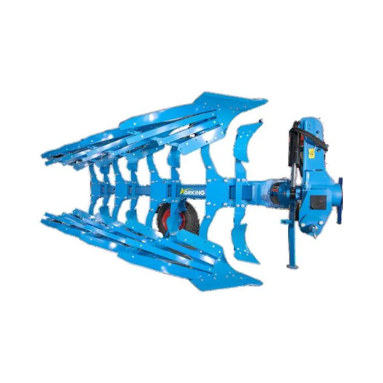 Agrking Farming Equipment Hydraulic Furrow Plow with Bearing Tractor Hitch Reversible Share Plough Long Service Life