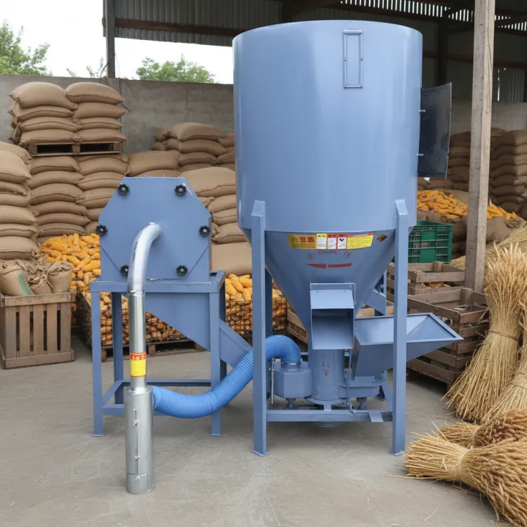 Labor Saving High Capacity Multifunctional Feed Mixer Grinder Automaticfor Small to Medium Scale Pig and Poultry Farms