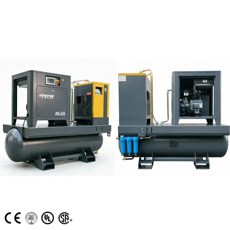 Low Noise 10hp 15hp 20hp 30hp Industrial Rotary Screw air Compressor Machine for CNC,Laser Cutting,Automotive Repair,Woodworking