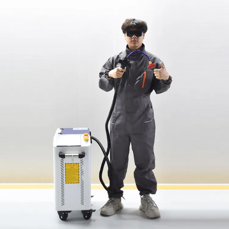 Wood Stripping Fiber Laser Cleaning Rust Removal Machine for Metal Wood Varnish Painting Cleaner
