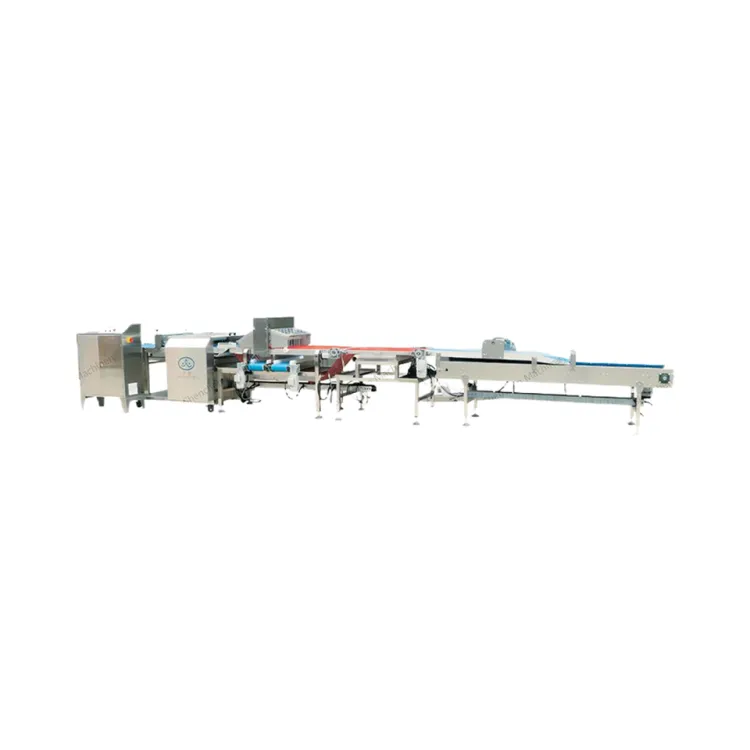 High Productivity Condition Industrial Automatic Bakery Machine Soft Bread Croissant Donut Line Snack Machines