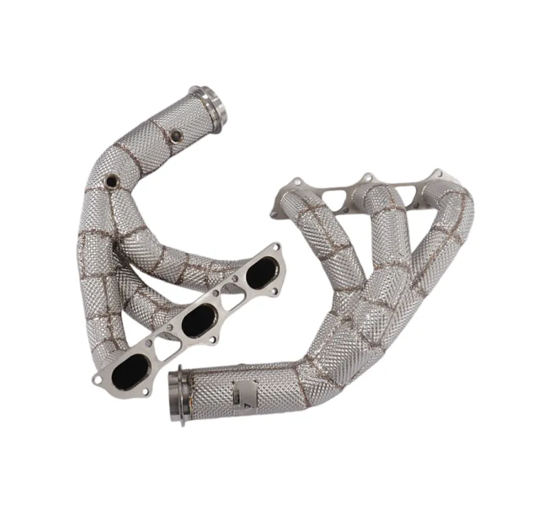 Stainless Steel Insulated Exhaust Manifold Headers for Porsche 991.1 991.2 GT3 3.8L 4.0L Equal Length Racing Design 100% Match