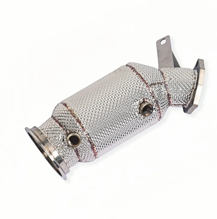 SS304 Performance Insulated Downpipe Exhaust Head for Porsche Macan 2.0T EA888 2022+ Custom High Flow Dumppipe 1:1 OEM Fitment