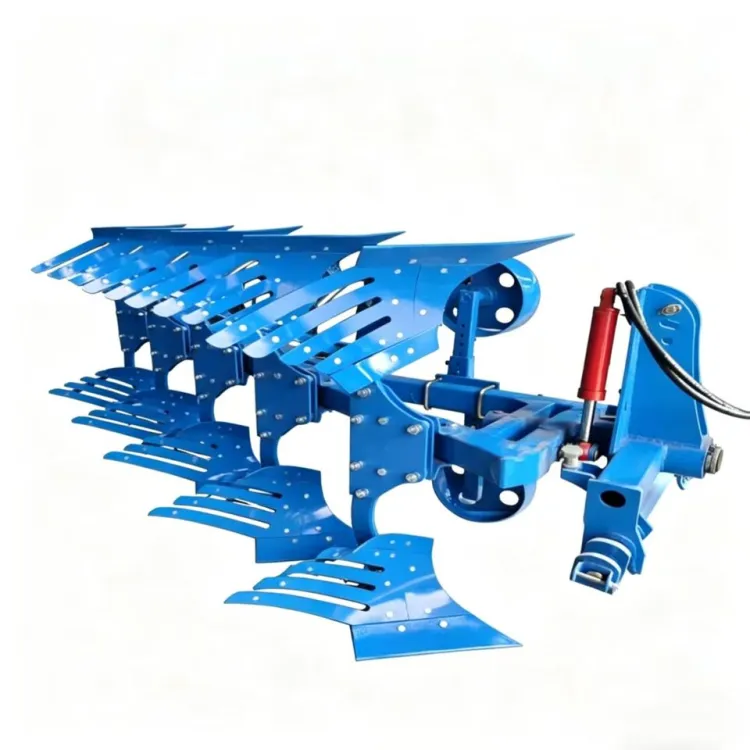 527 Heavy Duty Grate Moldboard Hydraulic Reversible Plough 4 Furrow Flip Plow for Tractors