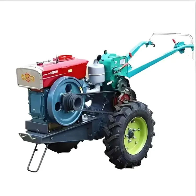 15Hp & 18Hp &20HP Diesel Mini Walking Tractor 2WD Agricultural Hand Tractor with Core Engine & Motor Two-Wheel Walking Tractor