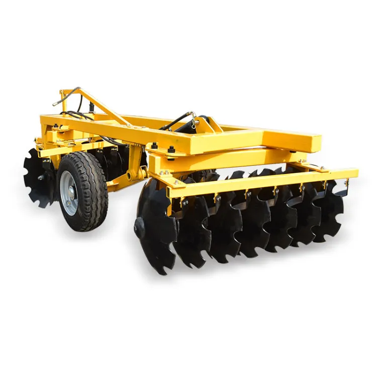 ZEYI Agricultural Heavy Duty Hydraulic Atv Disk Plough Machine Farming Blade Tractor Power Disc Harrow