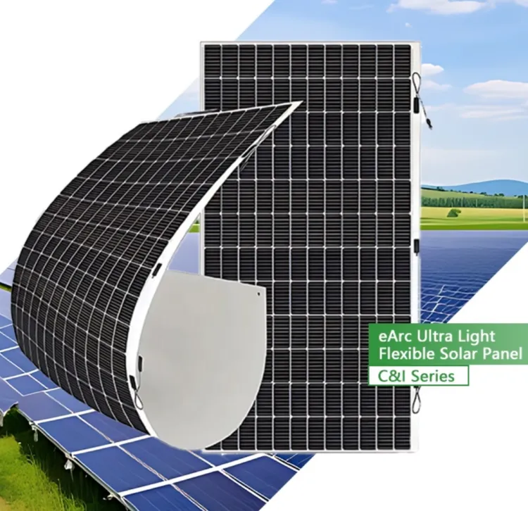 Flexible Solar Panels 550W 560W 580W Etfe n Type Monocrystalline Topcon Paneles Solares Flexibles for Commercial Rooftop
