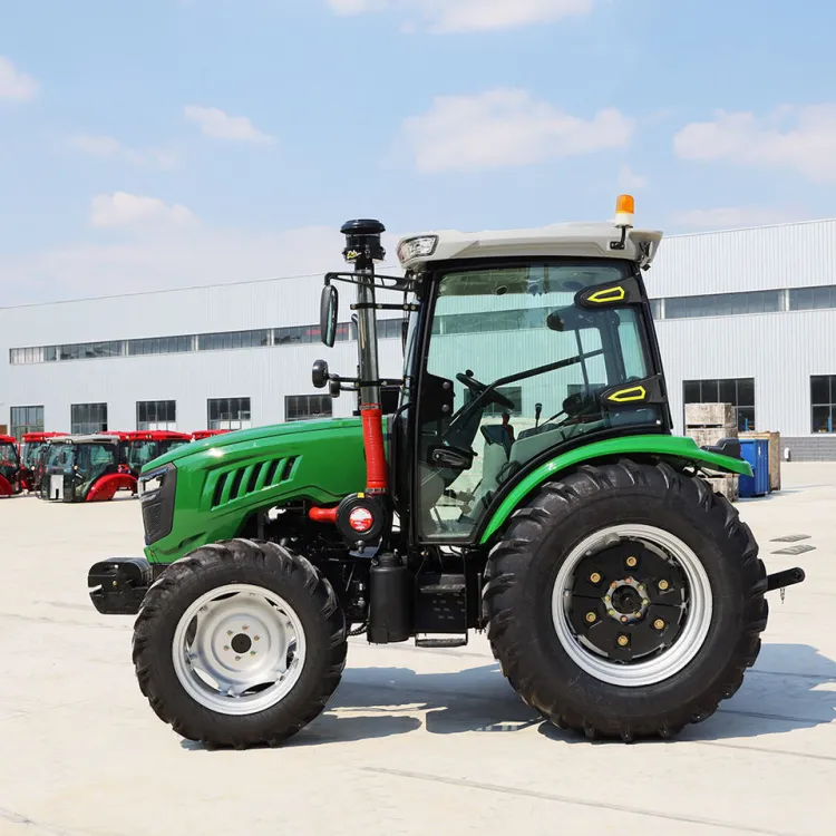 704 High Productive Used Small Farm Tractor 22HP Diesel 4WD Compact Tractor with Canopy for Orchard Vineyard Greenhouse Farming
