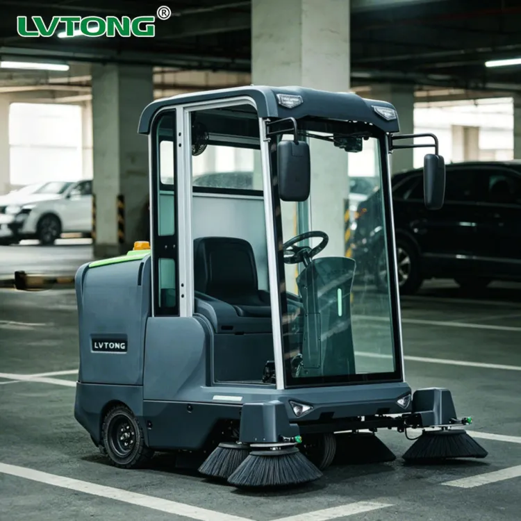 Electric Ride-on Street Cleaner Industrial Floor Sweeper for Concrete Floor and Asphalt Road