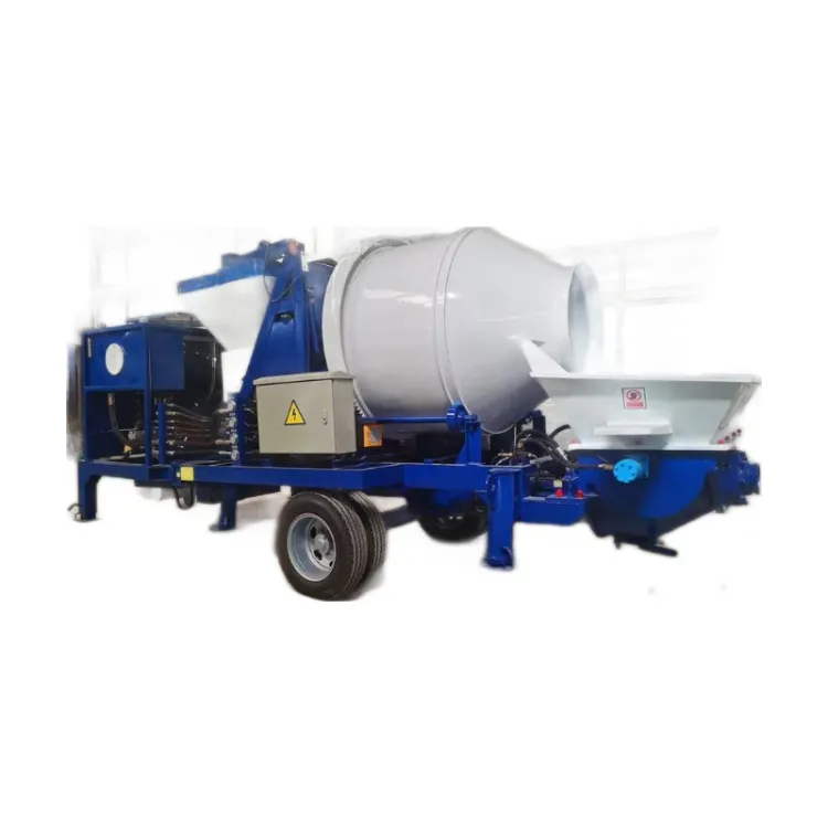 20m 30 40m3/h Portable Cement Concrete Mixing Pumping Machine Concrete Mixer Pump