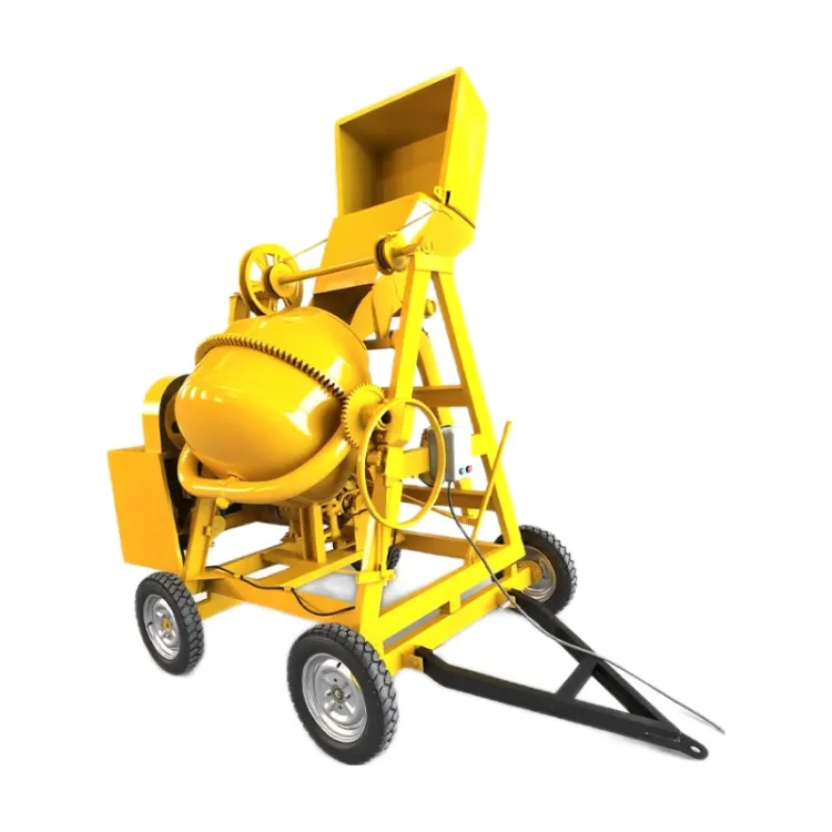 500L Self Installing Diesel Engine Concrete Mixer with Concrete Pump for Construction High Efficiency 254kW Motor