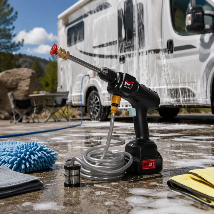 BUDI 40bar Cordless Pressure Washer Portable Car Wash Machine | Multi-Purpose Car & Outdoor Home Water Cleaner
