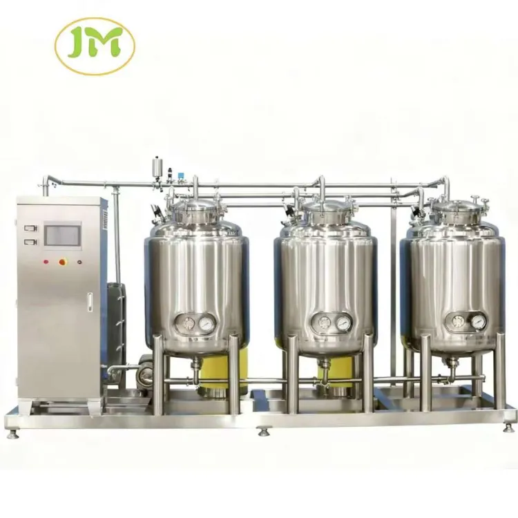 Semi-Automatic Large CIP Cleaning System 100L~50000L Multi-Tank Washer with Pump Motor 2-Year Warranty Certified Made in