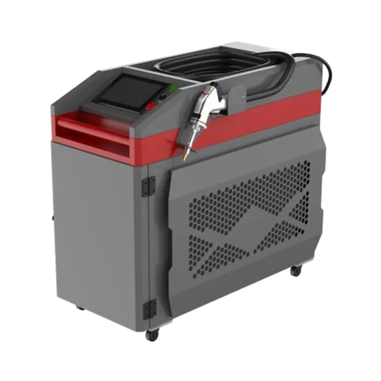 High-efficiency - 1500W Laser Fiber Water-cooled Welding Machine Easy to Operate Industrial Metal Part Cleaning