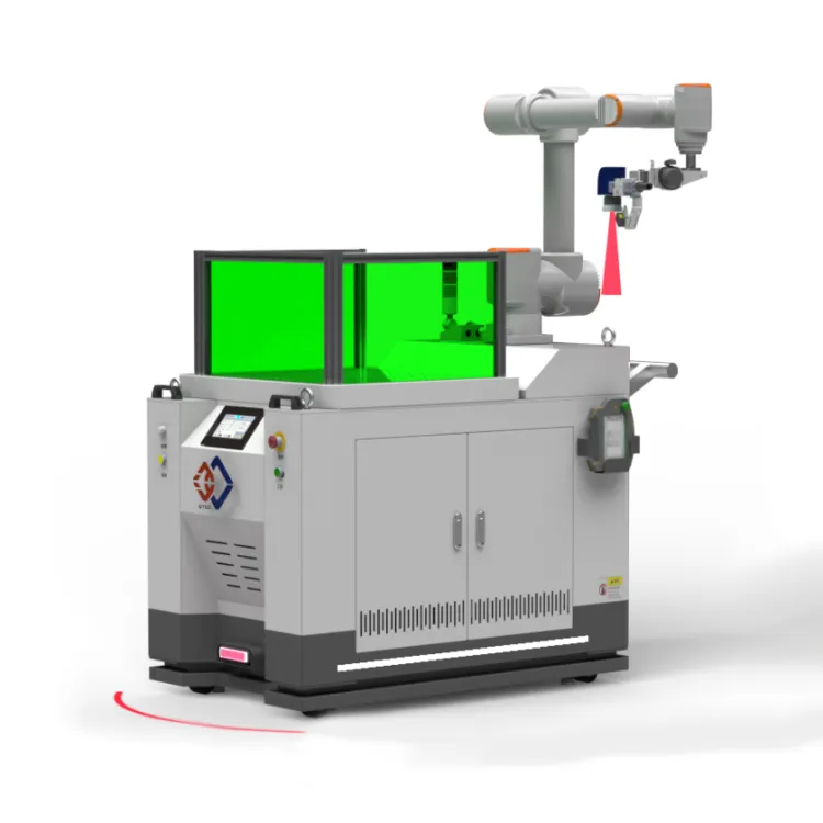 SDQY Six-Axis Intelligent Control Robot Fiber Laser Cleaning Platform for Metal & Stainless Steel