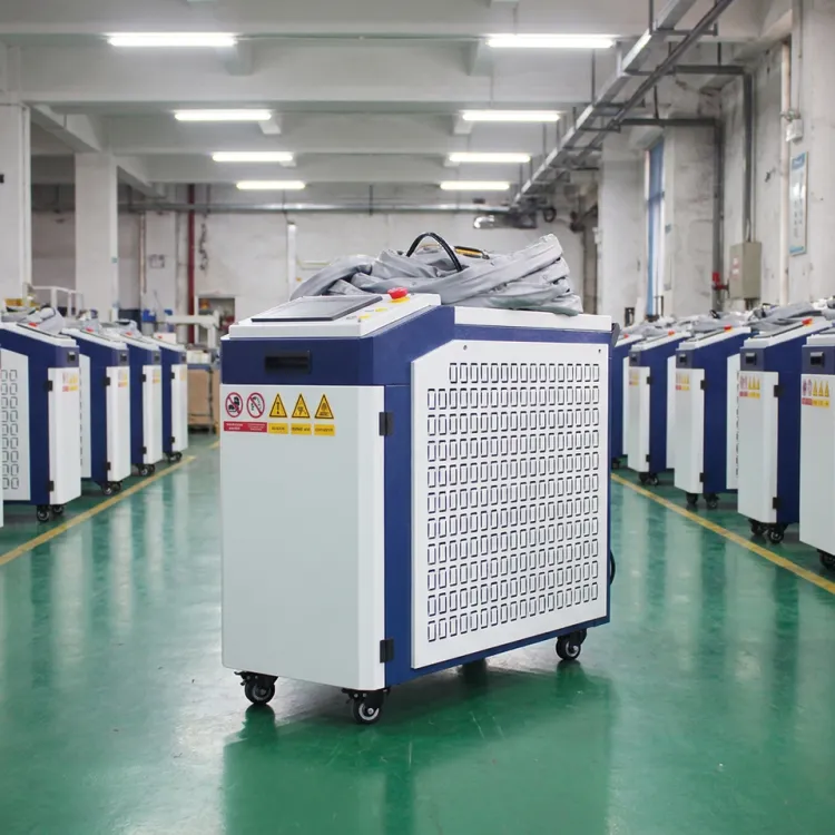 High Efficiency 4 in 1 Laser Welding 1500w 2000w 3000w Fiber Welder Cutting Cleaning Machine for Steel Metal