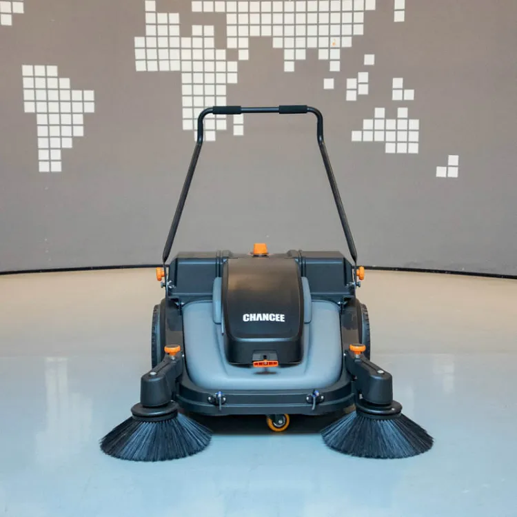 Garden Yard Floor Sweeper Manual Street Sweeper Push by Hand Sweeper for Warehouse