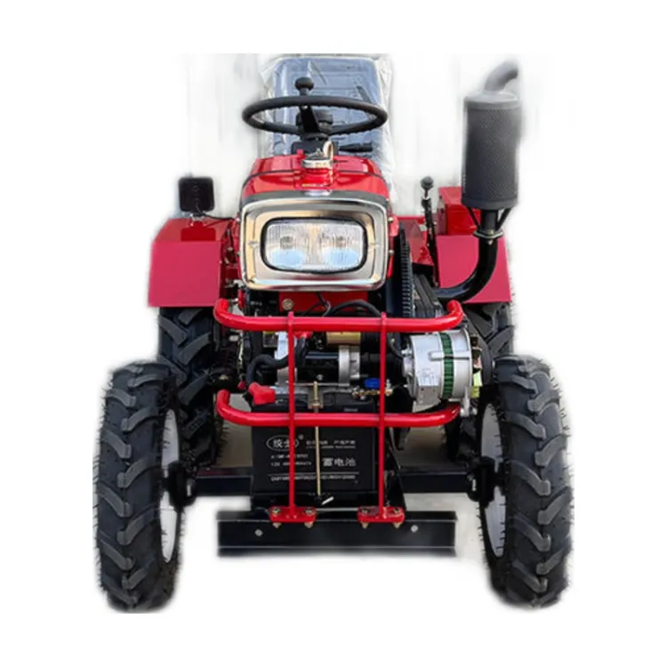 5 in 1 Widely Used Agricultural Machinery 12hp 15hp 18hp Rice Farming Equipment Traktor Wheeled Tractor