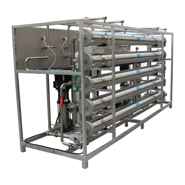 5000 LPH Commercial RO Water Treatment System PLC Controlled Pump Desalination Plant 1 Year for Distillery Production Line