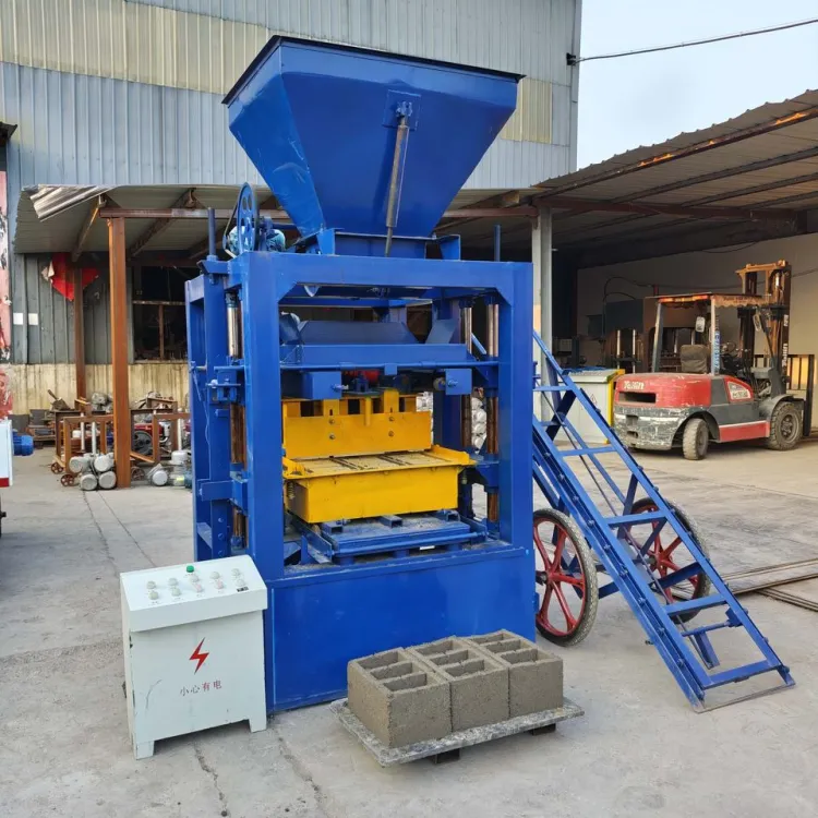 4-24 Automatic Cement Brick Machine Hollow Solid Brick Making Machine Production Line