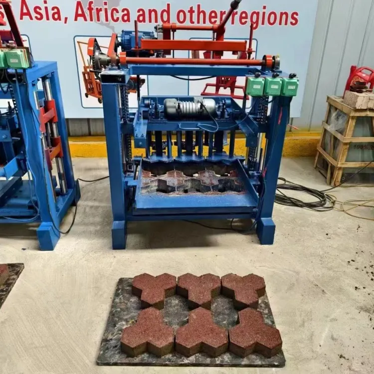 Interlocking Block Brick Making Machine Small Production Line Including Mixing Conveyor Brick Making